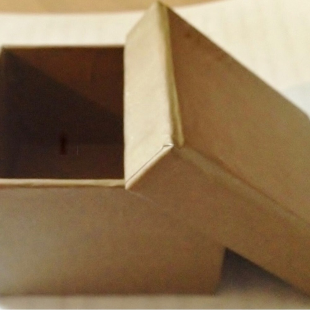 Gold small gift boxes set of six